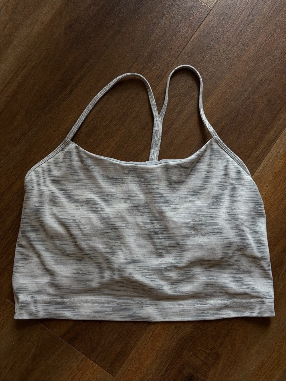 Lululemon Striped Cami Tank Top Built-In Bra Athletic Activewear Yoga Pilates - Picture 6 of 8
